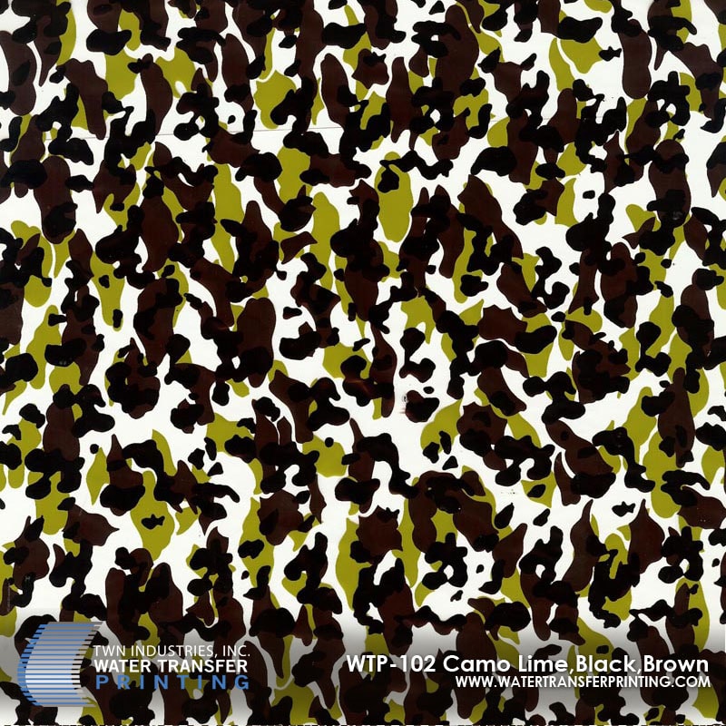 Camo Lime — Black, Brown
